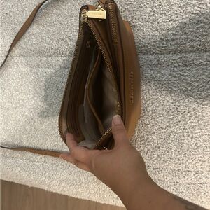 Michael Kors Tan Leather Shoulder Bag
